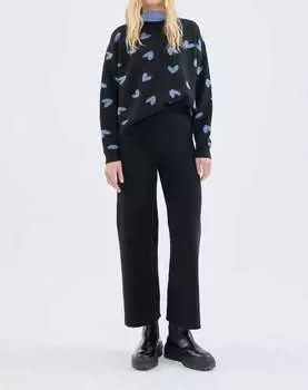 Прямые брюки черного цвета Compania Fantastica