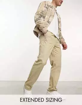 Прямые брюки чинос с каменным узором ASOS DESIGN