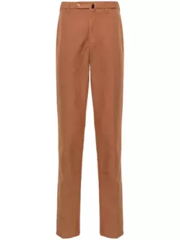 Прямые брюки чинос средней посадки Incotex, коричневый