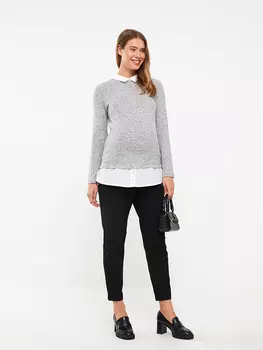 Прямые брюки для беременных со вставками на животе LC Waikiki Maternity