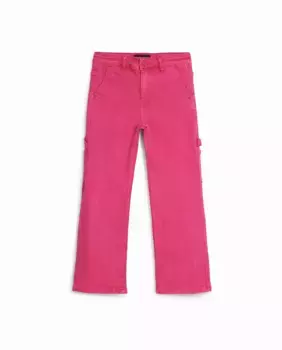 Прямые брюки для девочки Desigual, розовый