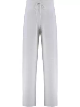 Прямые брюки Fabiana Filippi с люрексом, серый