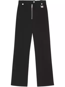 Прямые брюки GANNI, черный