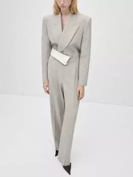 Прямые брюки gilda Mango, цвет Pale Grey