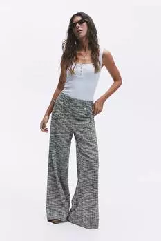 Прямые брюки H&M, черный