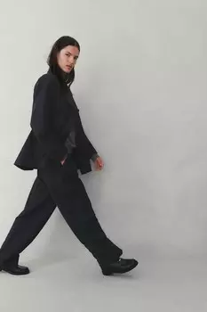 Прямые брюки H&M, серый