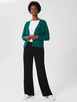 Прямые брюки Hobbs Mel, черные