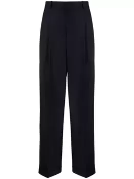 Прямые брюки из эластичной шерсти POLO RALPH LAUREN, синий