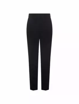 Прямые брюки из габардина Dolce&Gabbana, черный