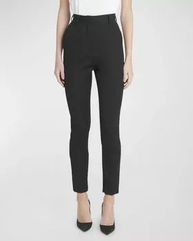 Прямые брюки из габардина Lana Dolce&Gabbana, цвет Black