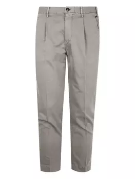 Прямые брюки из хлопка Incotex, серый