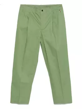 Прямые брюки из хлопка New York Resident, зеленый