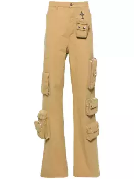 Прямые брюки из коллаборации с Future Lanvin, нейтральный