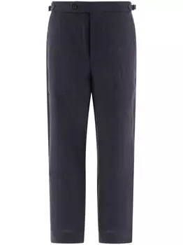 Прямые брюки из льна BODE, синий