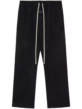 Прямые брюки из натуральной шерсти Fear Of God, черный