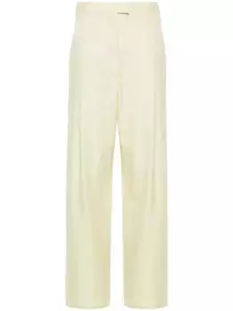 Прямые брюки из шамбре Philosophy Di Lorenzo Serafini, желтый