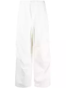 Прямые брюки JIL SANDER, белый