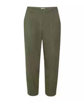 Прямые брюки Kaffe, зеленый