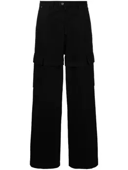 Прямые брюки карго AMBUSH, черный