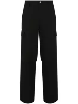 Прямые брюки карго DOLCE & GABBANA, черный