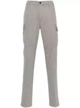 Прямые брюки карго Eleventy, серый