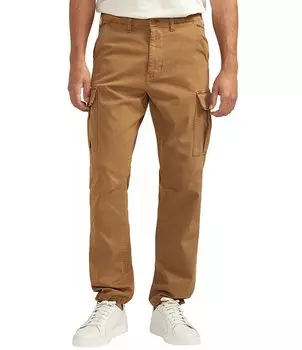 Прямые брюки карго из саржи Silver Jeans Co., коричневый