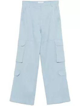 Прямые брюки карго Manuel Ritz, синий