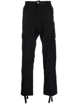 Прямые брюки карго Marcelo Burlon County of Milan, черный
