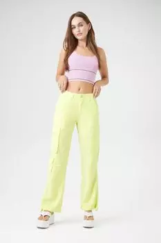 Прямые брюки карго с кулиской Forever 21