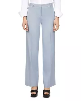 Прямые брюки Kooples The Kooples, фиолетовый