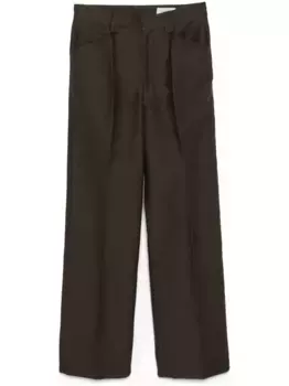 Прямые брюки LEMAIRE, коричневый