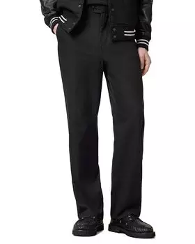 Прямые брюки Locke ALLSAINTS, черный