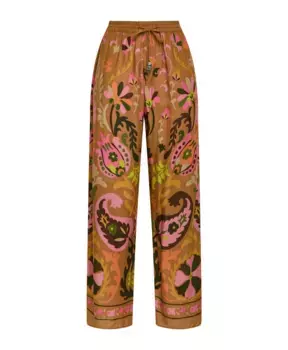 Прямые брюки Maliparmi, коричневый