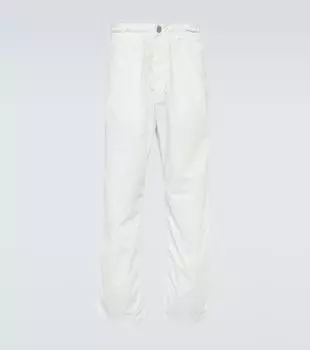 Прямые брюки Marina из хлопка Stone Island, белый