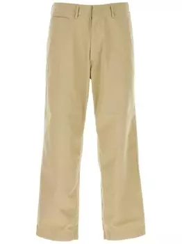 Прямые брюки Nanamica со скрытой застежкой, серый