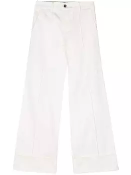 Прямые брюки Overleaps Socit Anonyme, белый