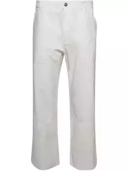 Прямые брюки PALM ANGELS, белый