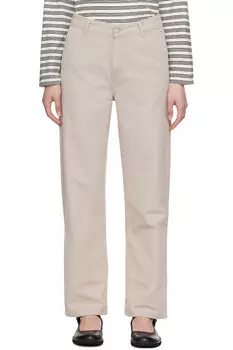 Прямые брюки Pierce Carhartt Work In Progress, бежевый