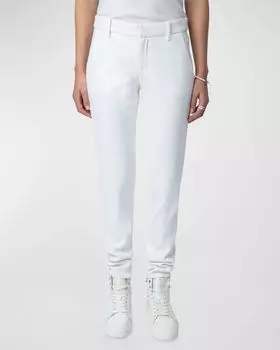 Прямые брюки Prune с пайетками Zadig & Voltaire, цвет Judo