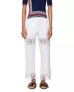 Прямые брюки Rabanne, слоновая кость/кремовый