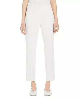 Прямые брюки Rana до щиколотки Weekend Max Mara, слоновая кость/кремовый