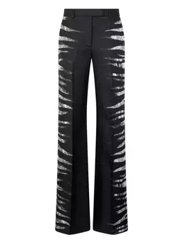 Прямые брюки Roberto Cavalli, черный