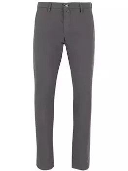 Прямые брюки с аппликацией Jacob Cohn, серый