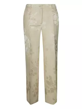 Прямые брюки с цветочным узором P.A.R.O.S.H., нейтральный