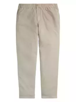 Прямые брюки с кулиской POLO RALPH LAUREN, нейтральный