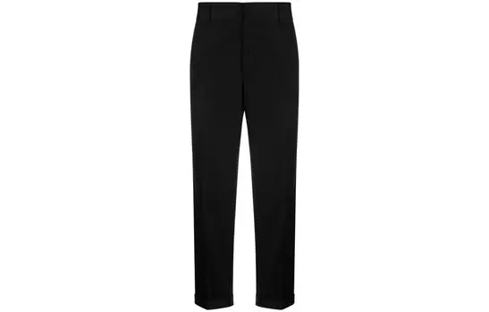 Прямые брюки с логотипом Golden Goose, черный