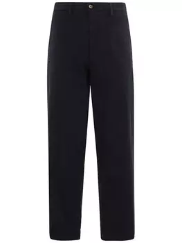 Прямые брюки с нашивкой-логотипом Briglia 1949, синий