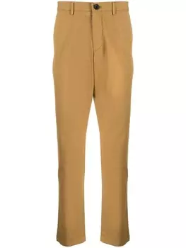 Прямые брюки с нашивкой-логотипом PS Paul Smith, коричневый