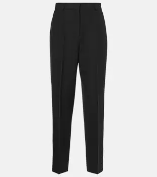 Прямые брюки с низкой посадкой Toteme, черный