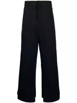 Прямые брюки с отделкой Sartorial PALM ANGELS, синий